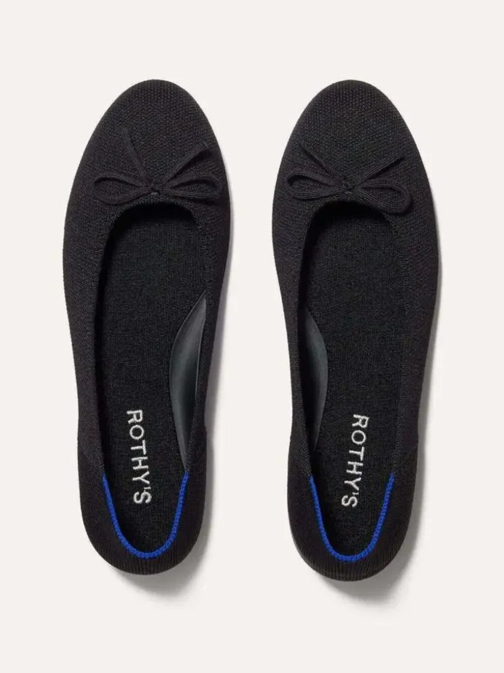 Rothy's black ballet flat 8.5